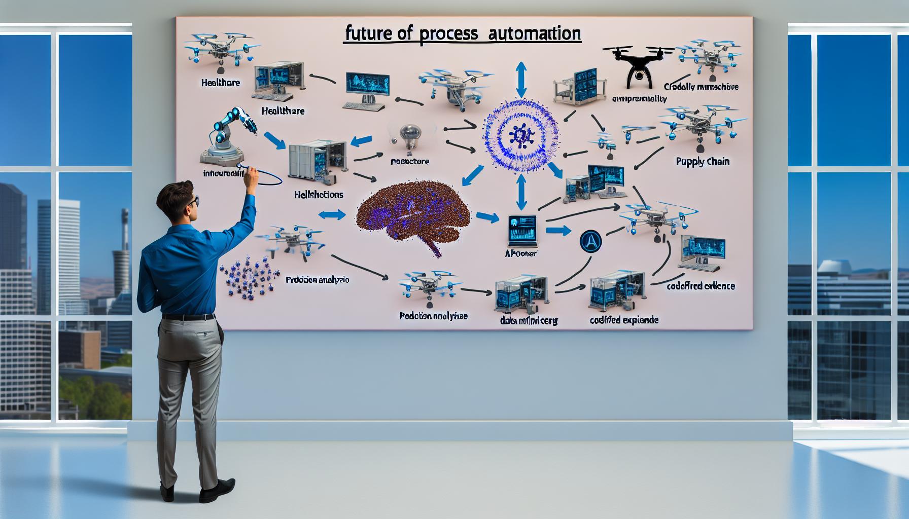 O futuro da automação ⁣de processos com inteligência ⁤artificial:⁤ Tendências e previsões